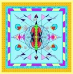Geometrik 2 Fular - 40x40