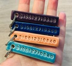 319612719849 Kendini Gerçekleştirme Sayılı Anahtarlık