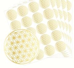Yaşam Çiçeği Sticker - 10 adet