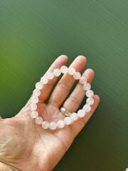 Pembe Kuvars Bileklik