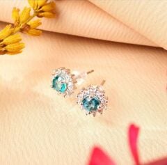 Zümrüt Gümüş Küpe