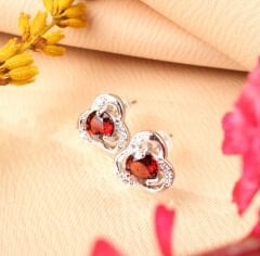 Lal (Garnet) Küpe