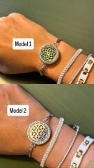 Yaşam Çiçeği Aromaterapi Bilekliği