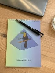 Tukan Kuşlu Not Defteri