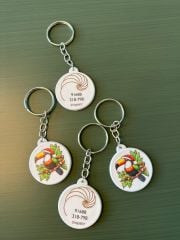 Para Mıknatısı Tukan Anahtarlık